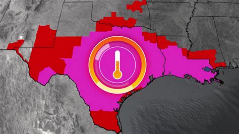texas heat wave temperature warnings